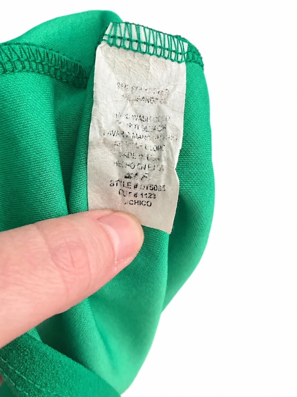 Entro Boutique Label Kelly Green Ruffle Sleeve Shift Dress DT5063 Small - Picture 3 of 3